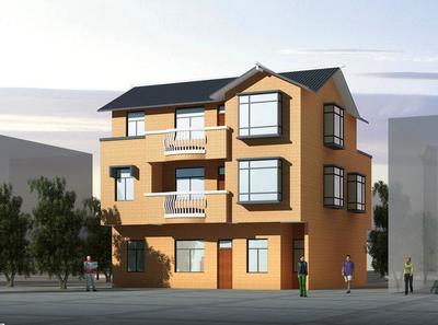 新农村三层住宅设计图 陕西新农村住宅设计图