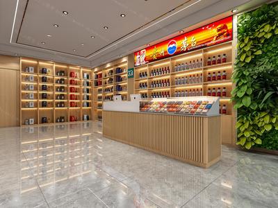 烟酒店设计图,长方形烟酒店设计图