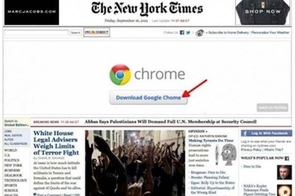 chrome广告