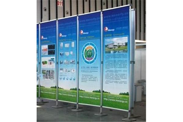 展会如何固定背景喷绘,如何安排展览