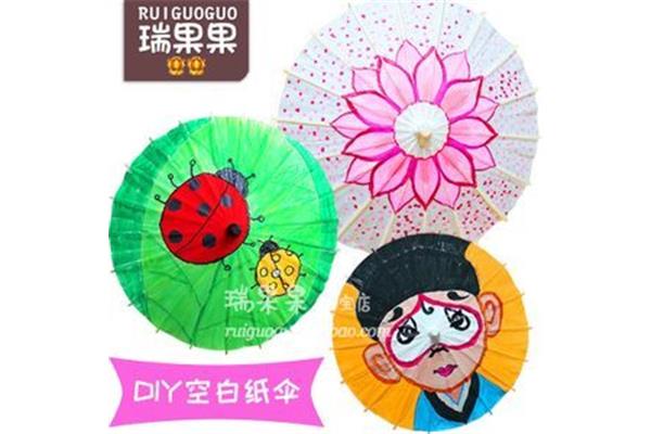 diy伞画图案设计
